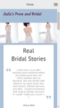 Mobile Screenshot of luluspromandbridal.com